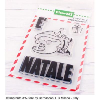 Impronte d’Autore Clear Stamps Babbo sdraiato - Santa Natale